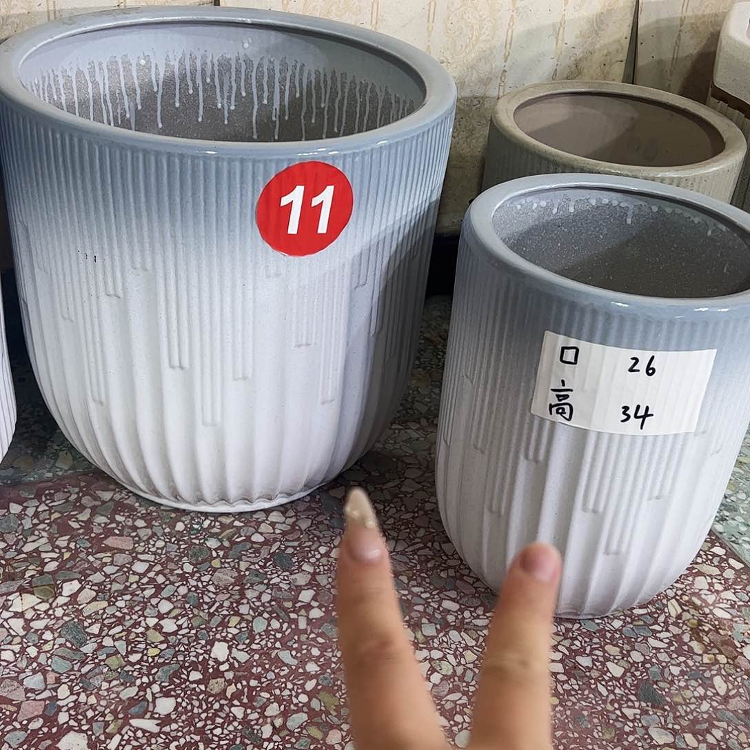 陶瓷陶瓷大花盆默认微瑕