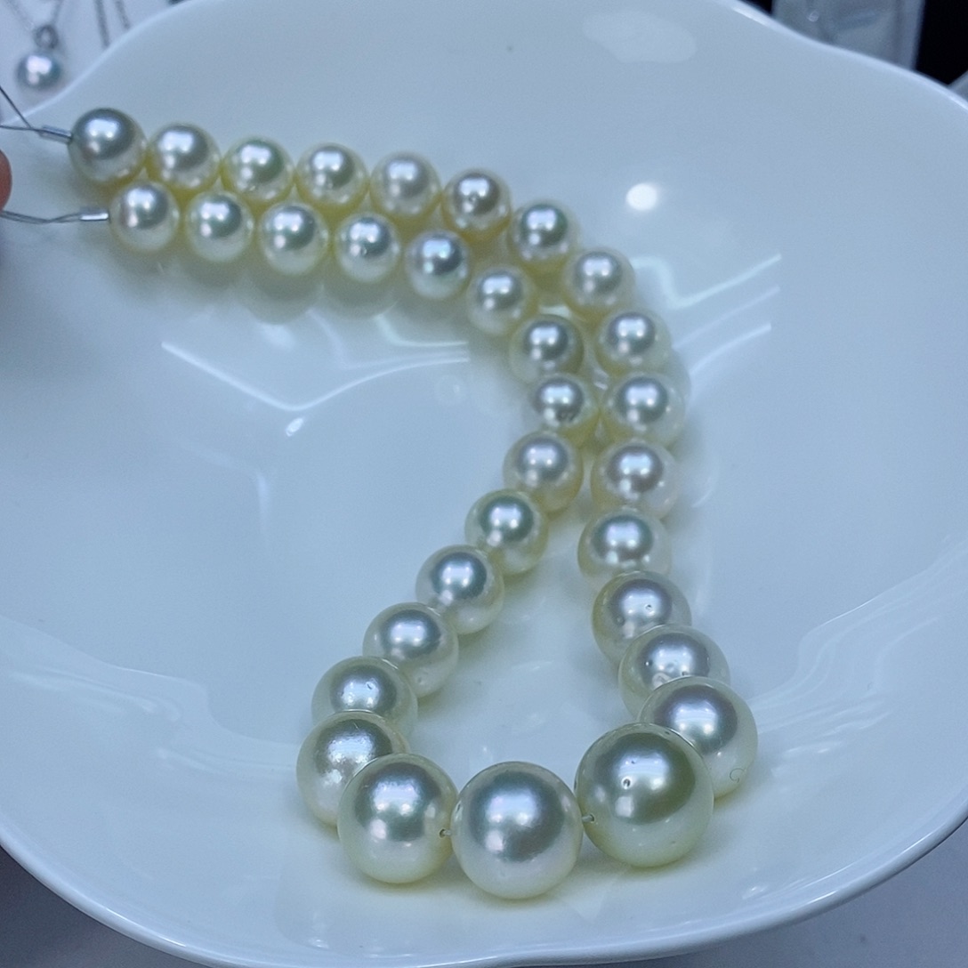 海水珍珠颈饰银S925镶嵌