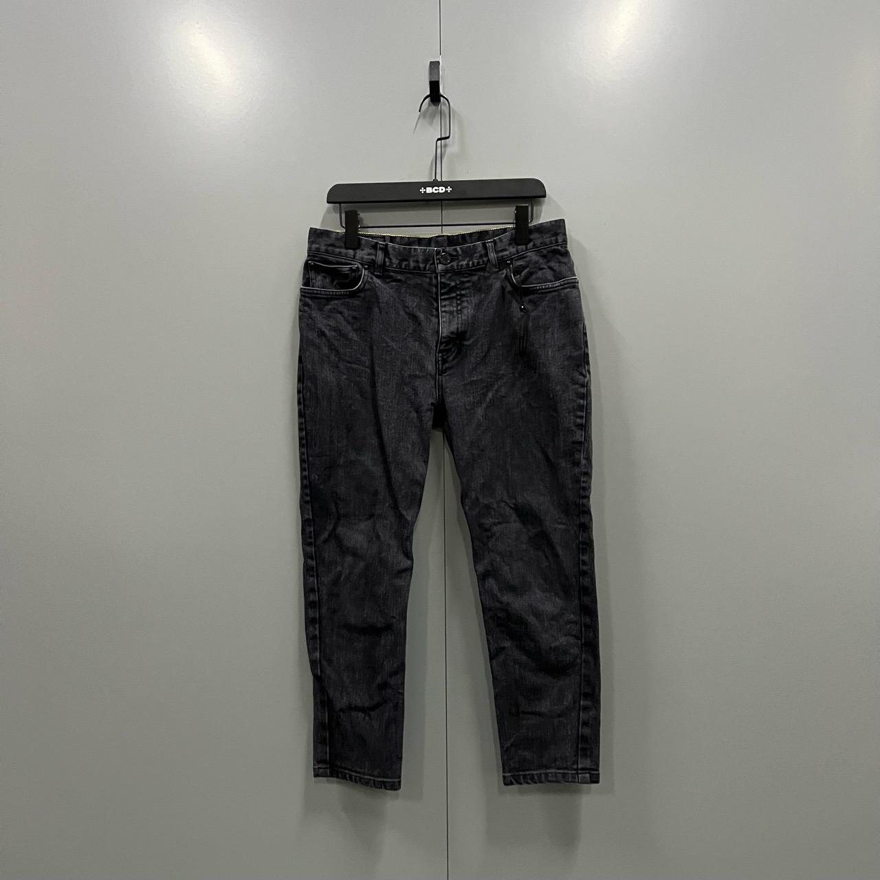 95新 LouisVuitton/路易威登 （jp）220 黑色水洗牛仔裤 32码