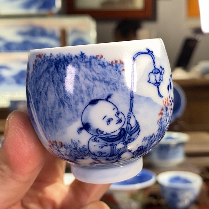 杯景德镇手工手绘陶瓷，高亮兴老师作品