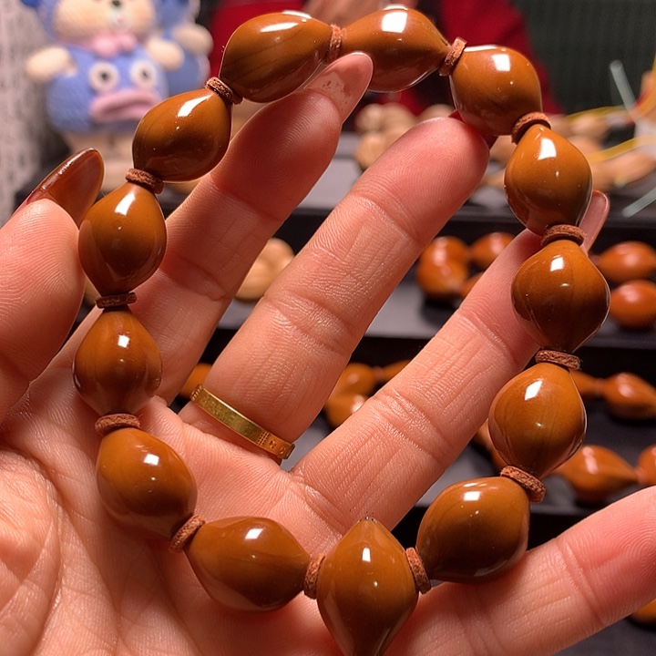 花***お橄榄核手串/手链三花手串