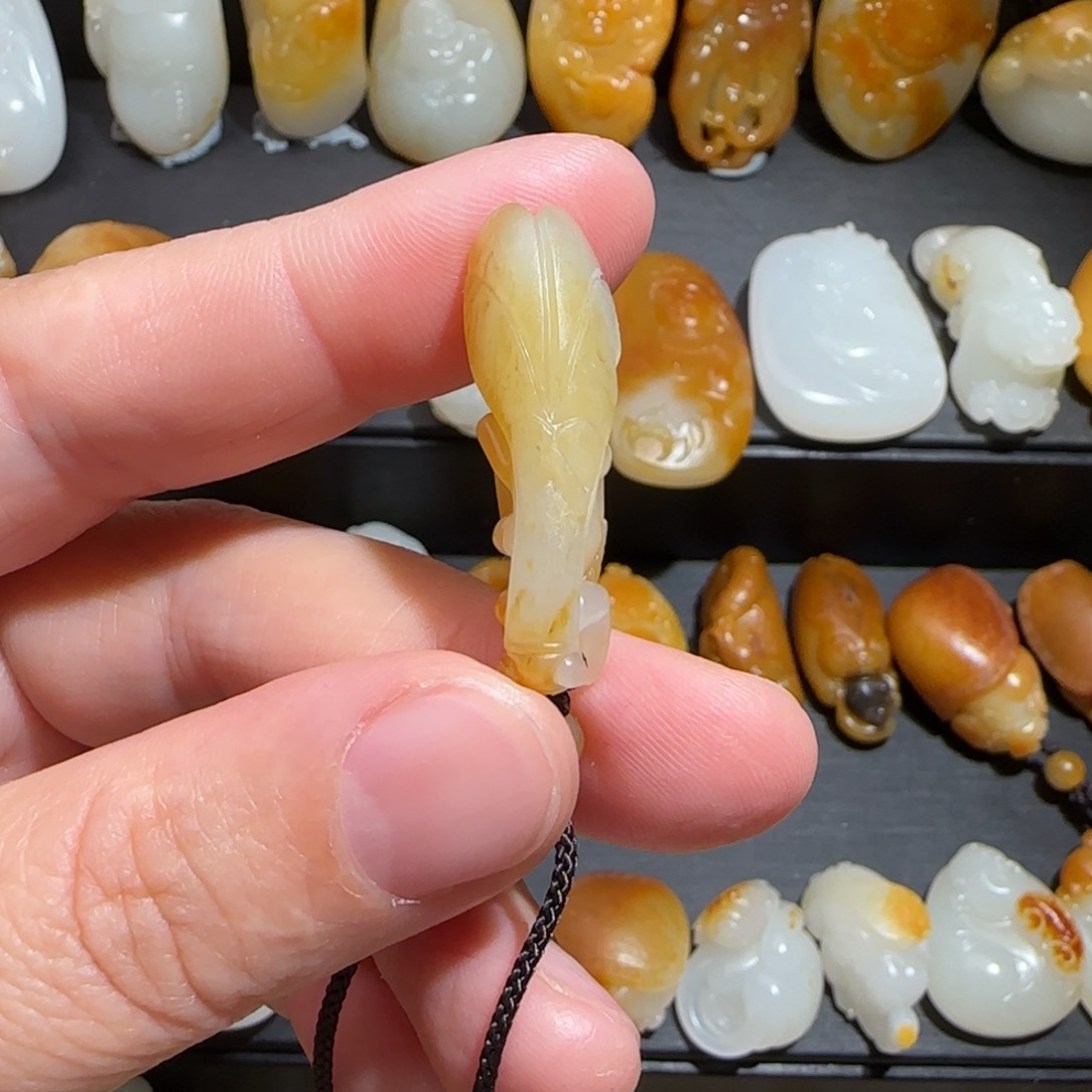 和田玉吊坠(不含链)未镶嵌