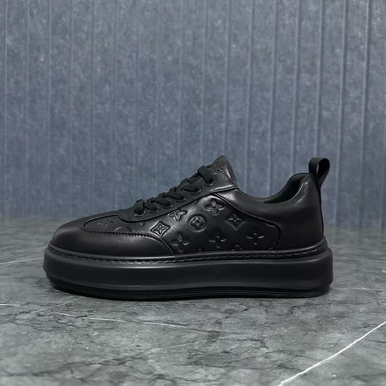 S35黑-头层牛皮男士时尚休闲百搭男鞋