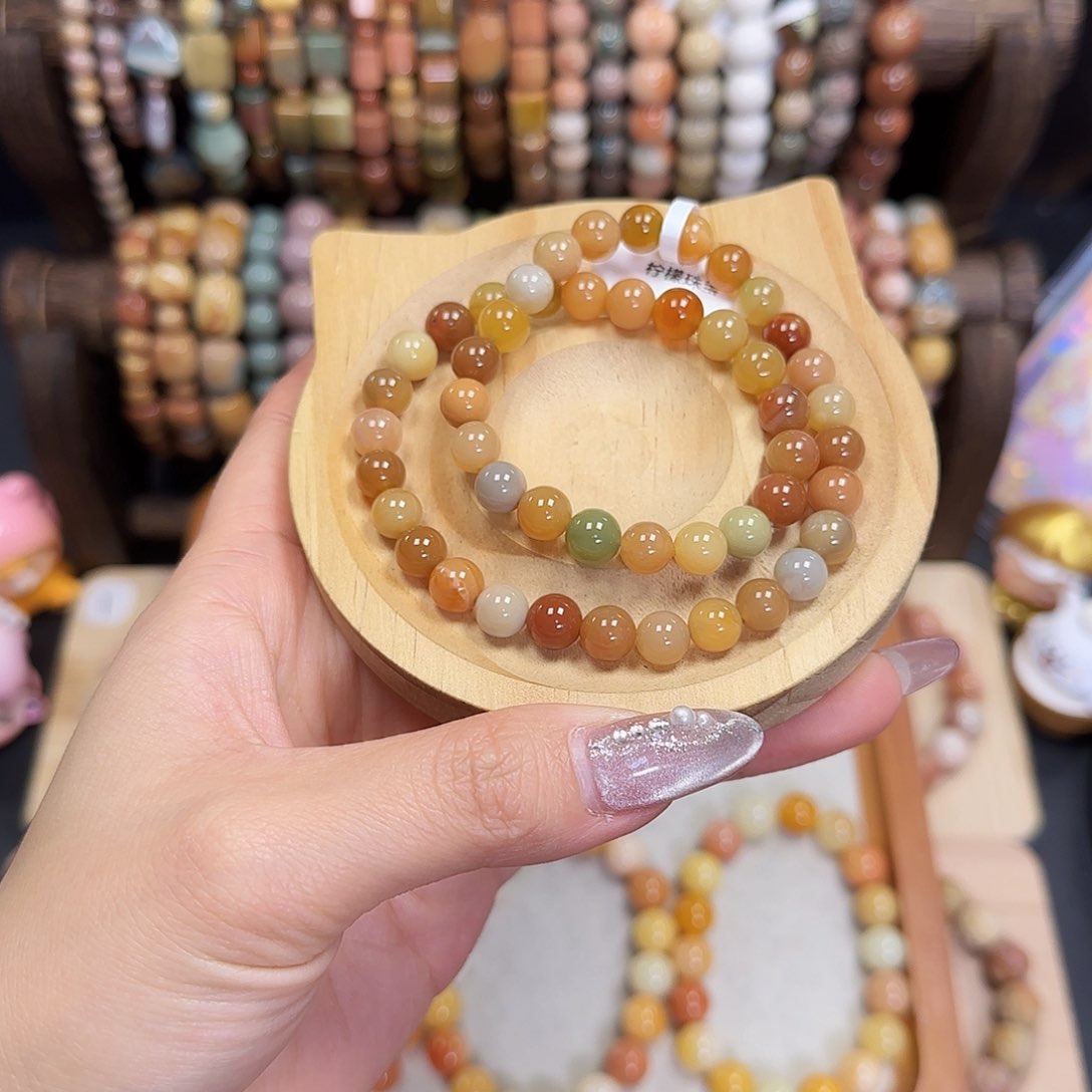 玛瑙/玉髓手串合金58