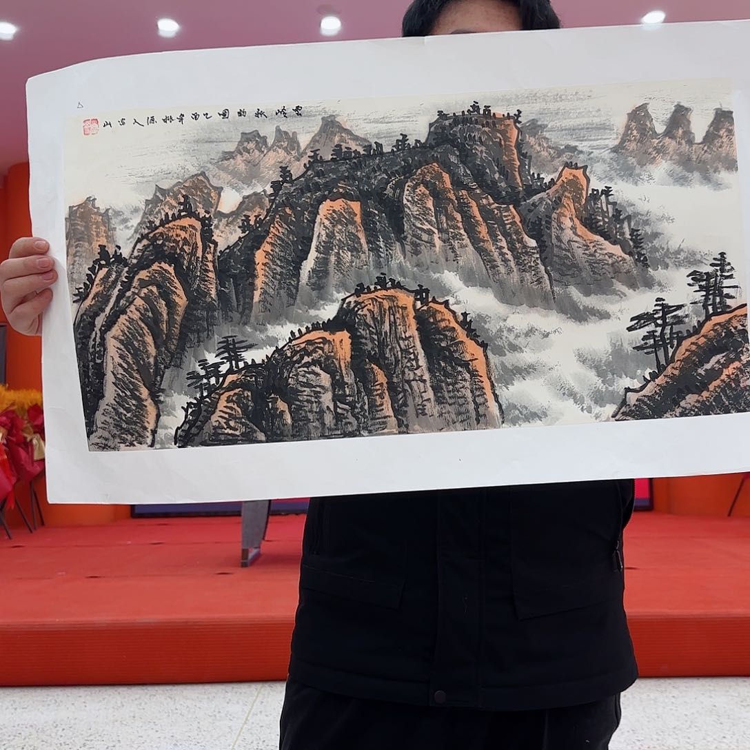 国画艺术家的作品