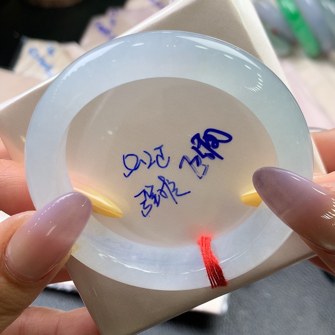 翡翠未镶嵌手镯52.2正强推