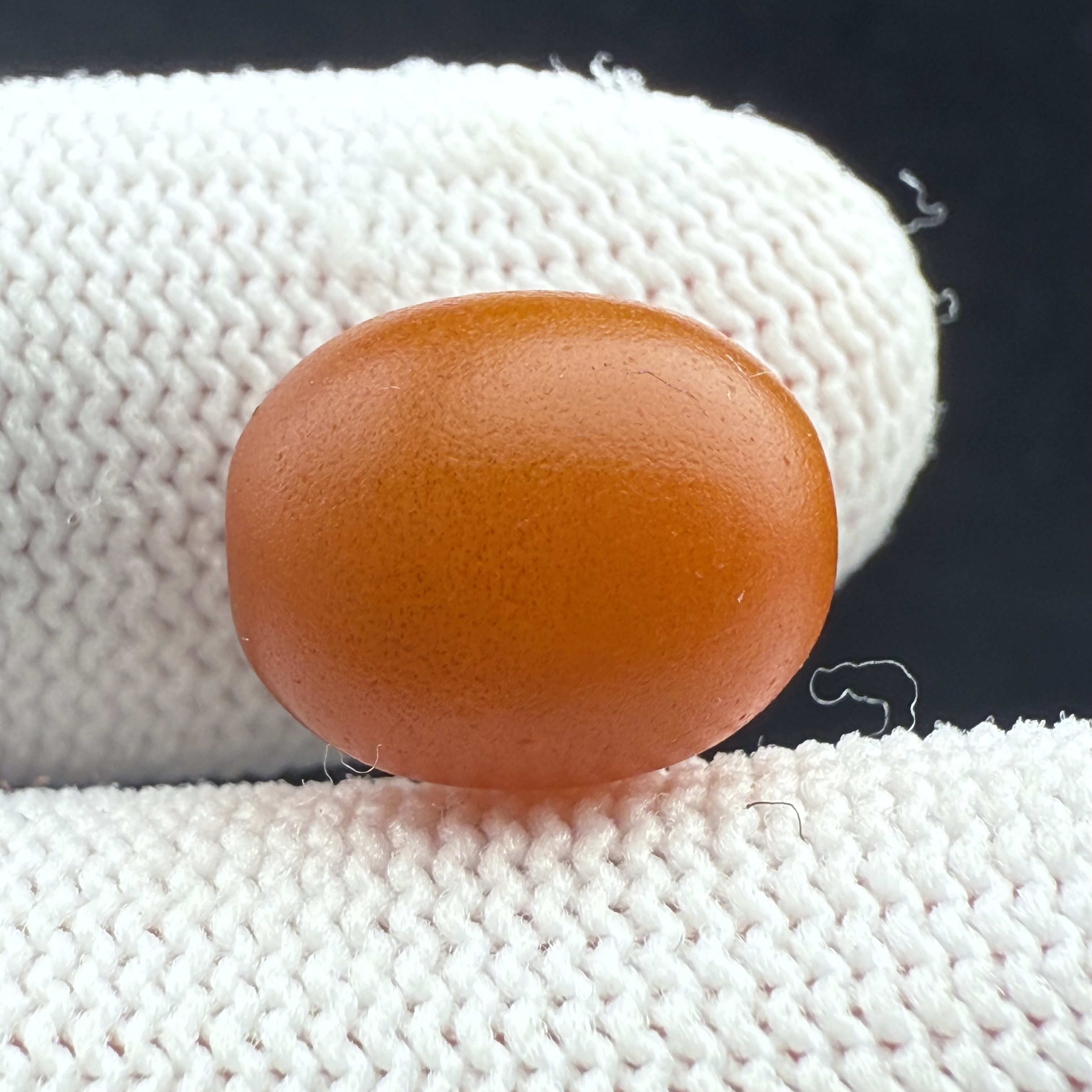 A5319天然原矿蜜蜡 老蜡枣珠10.5*12.7mm支持复检 假一罚四