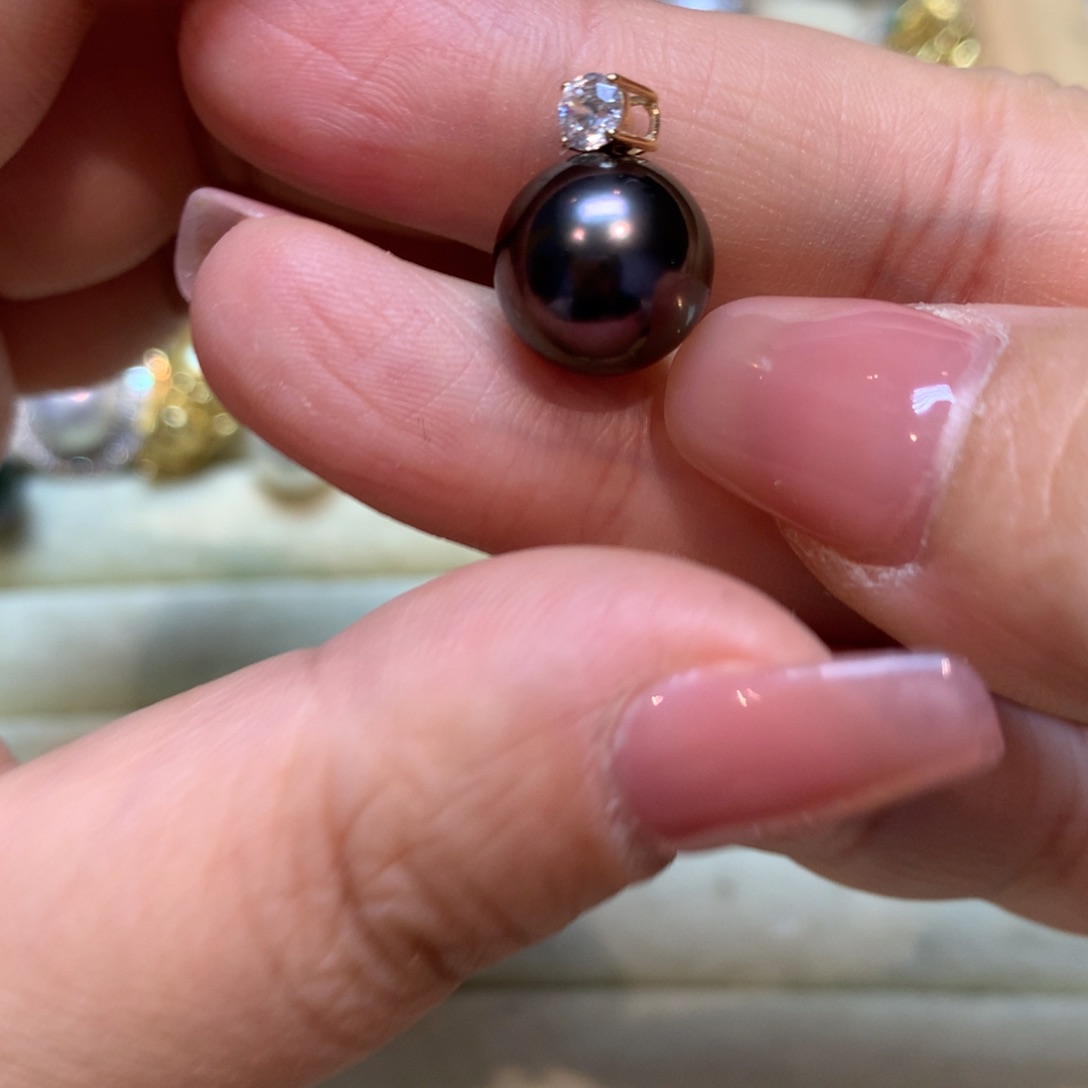 海水珍珠颈饰14K金镶嵌