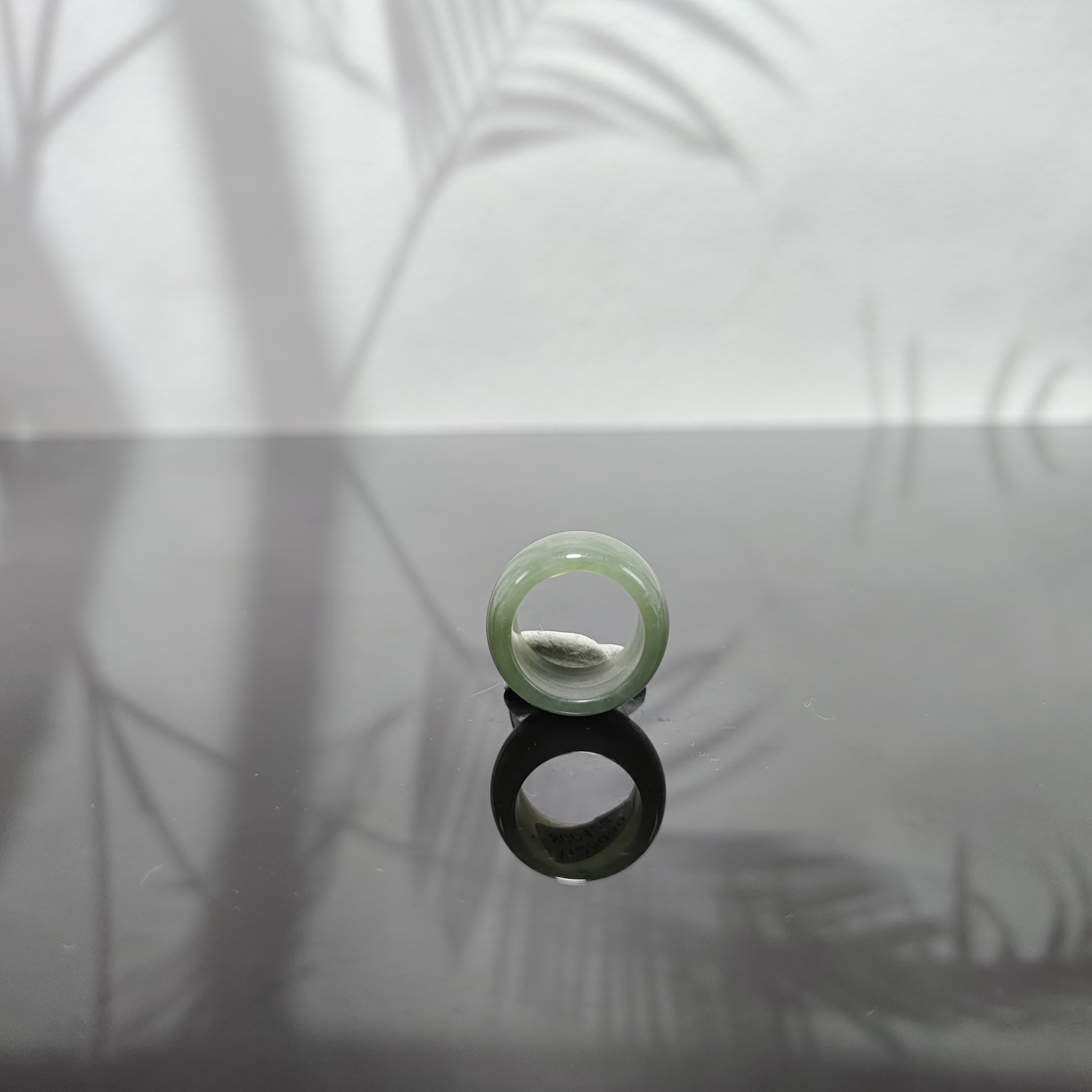 Q和田玉戒圈（卡17）0422