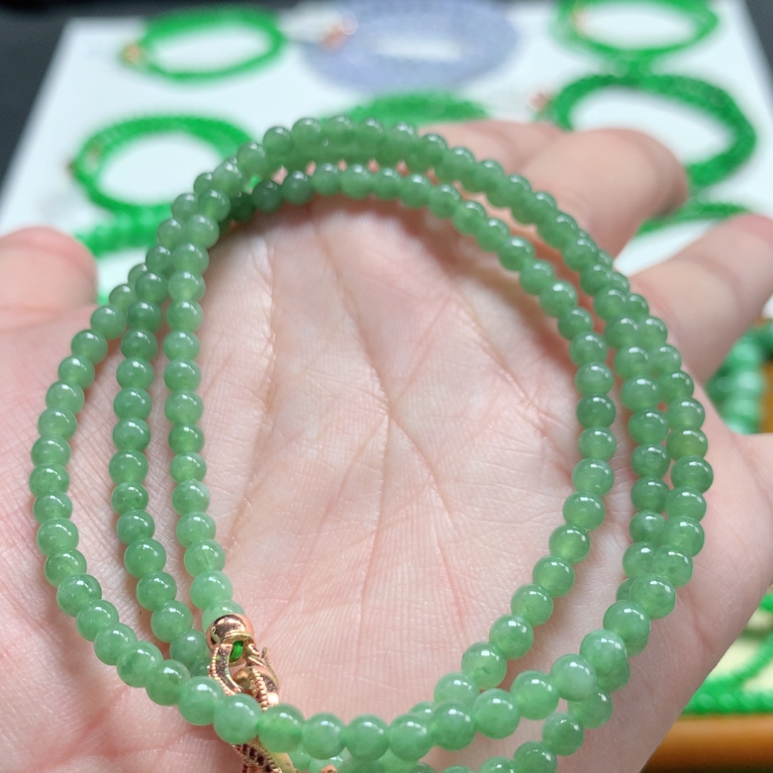 翡翠未镶嵌手链翡翠