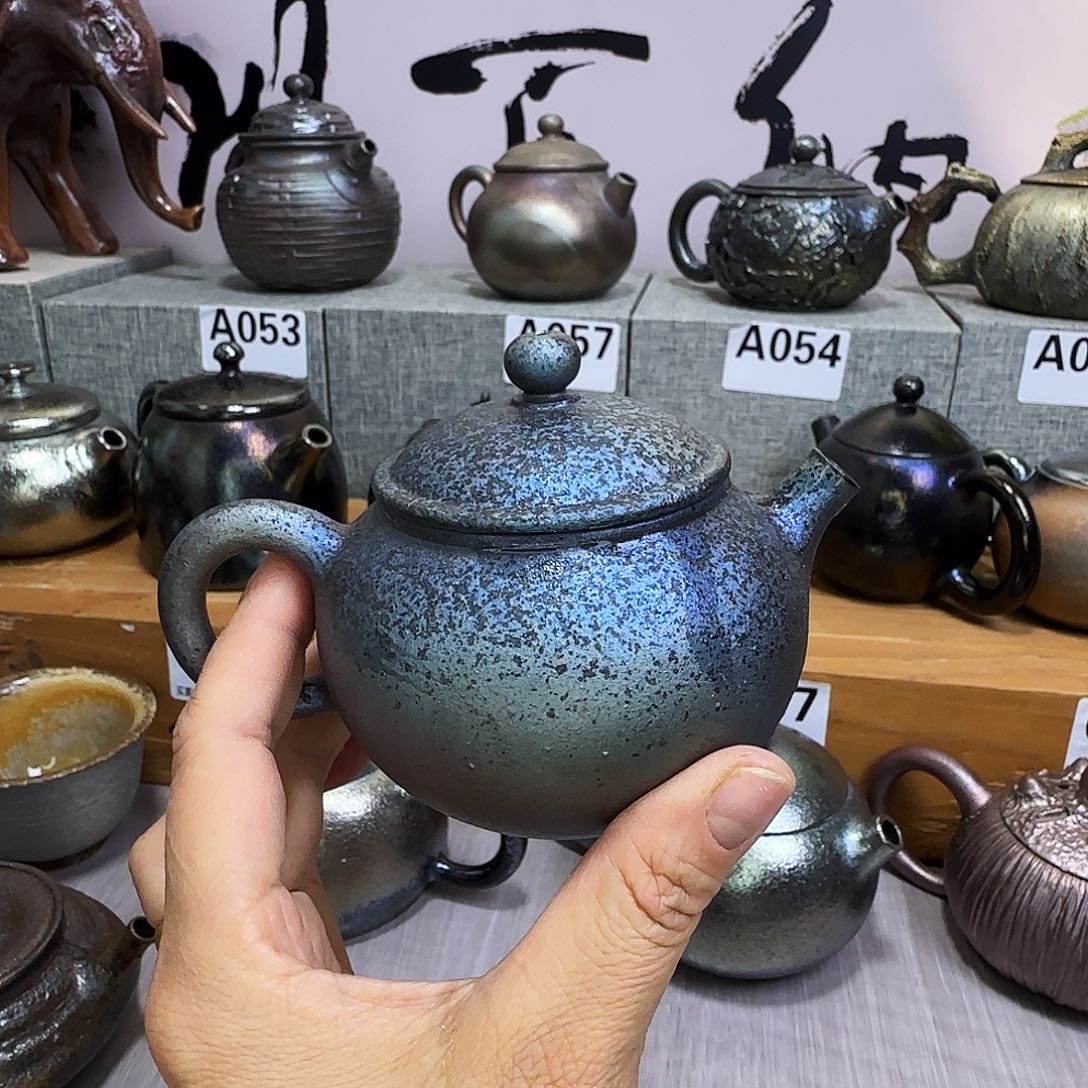 壶介*建水紫陶柴烧壶