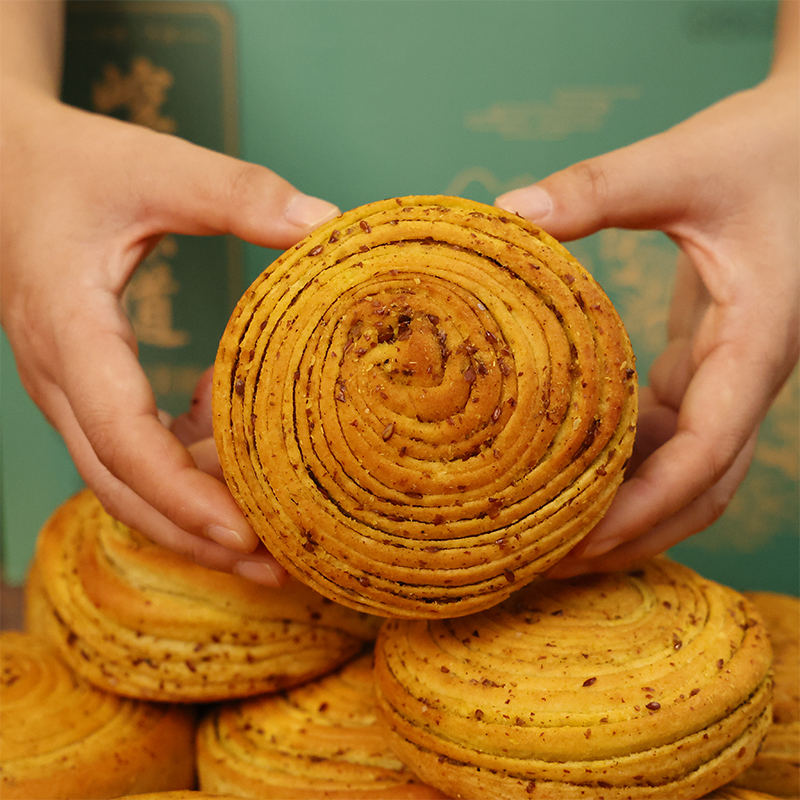 【寨子街】胡麻饼千层饼卷饼甘肃特产烧锅零食小吃下午茶点