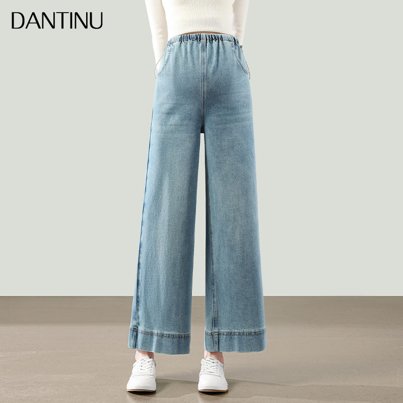 孕妇抽绳九分阔腿裤女2025年春夏新款小个子无托腹宽松休闲直筒裤