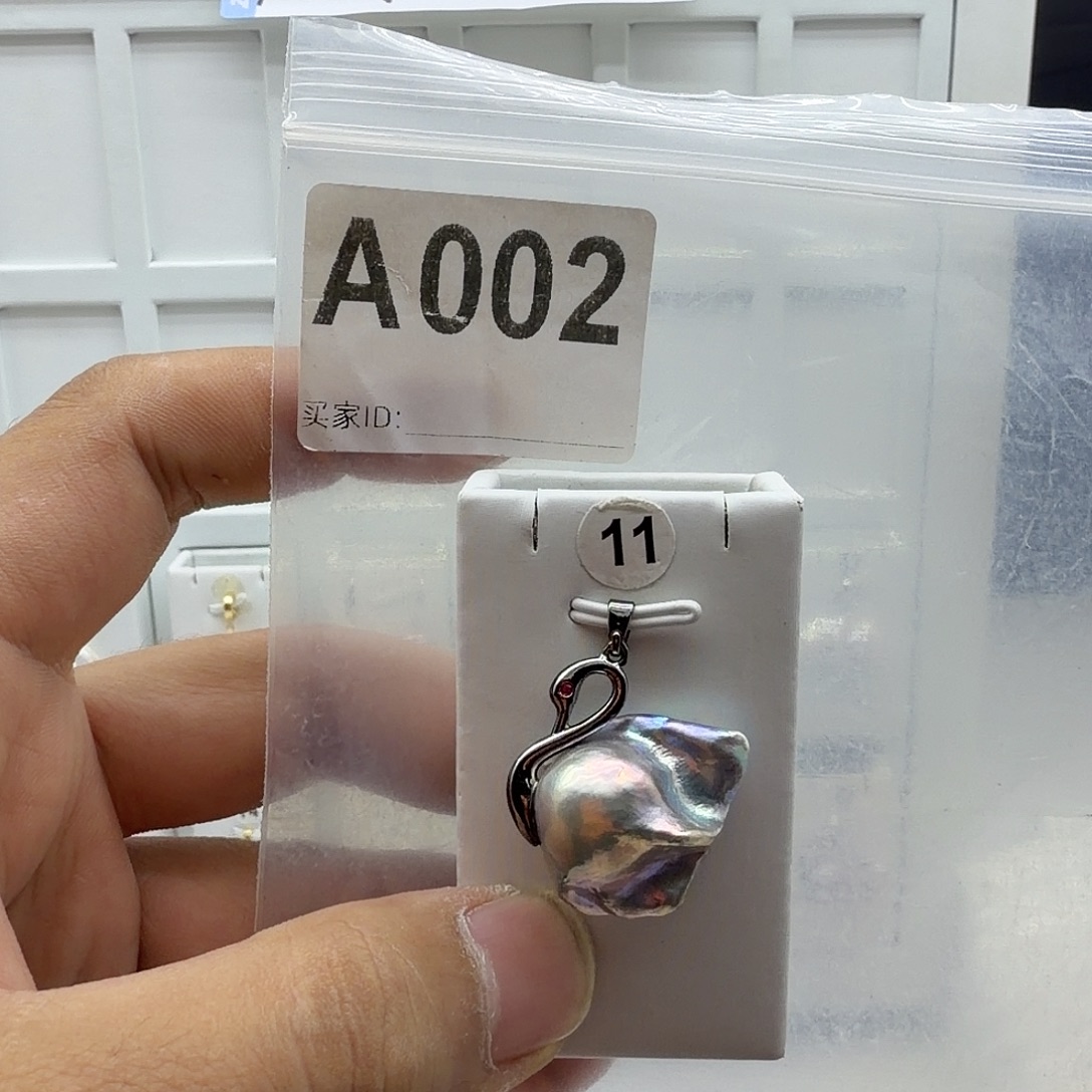 颈饰合金淡水珍珠