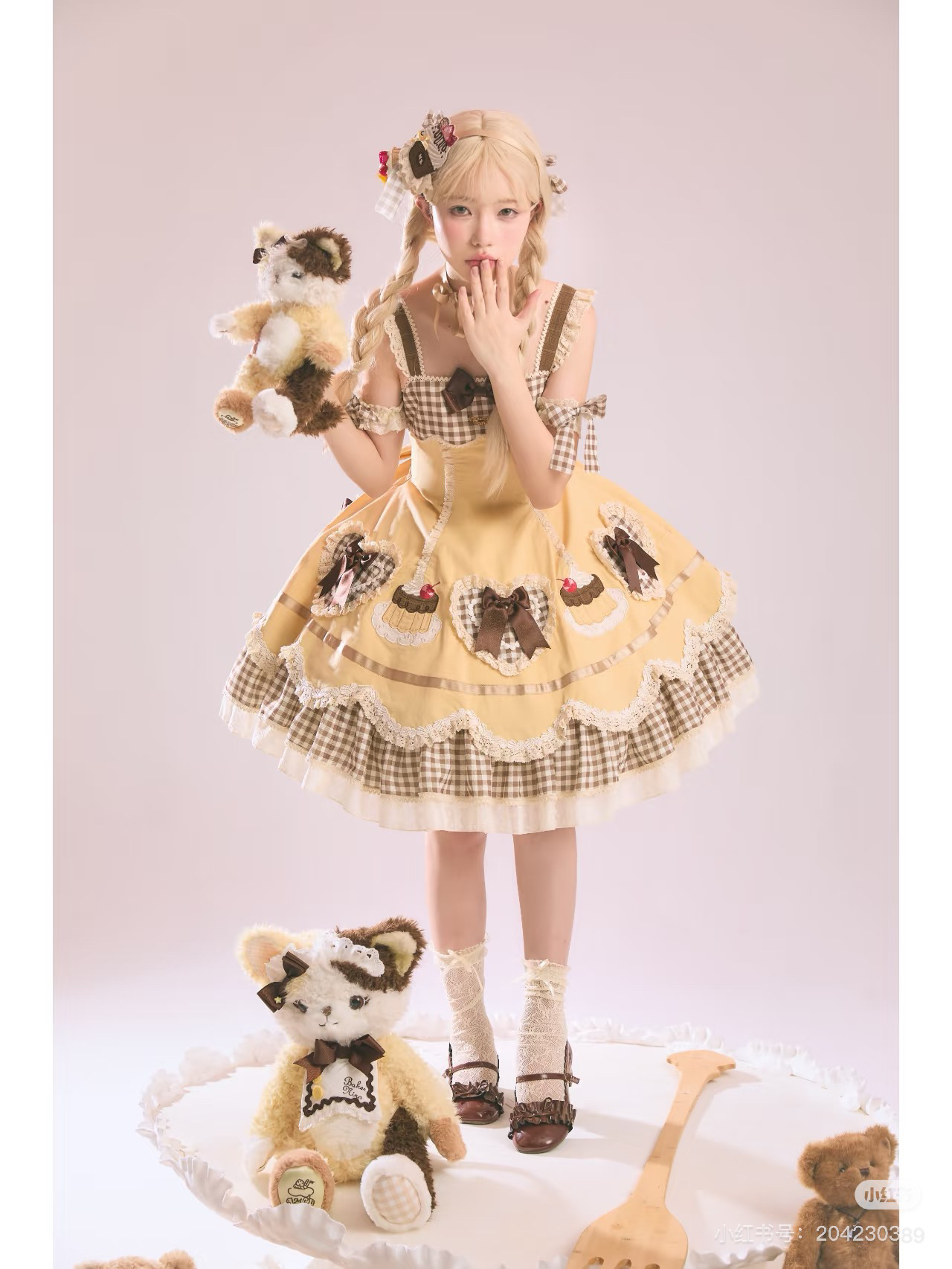 花与珍珠匣纸杯蛋糕jsk正品现货（售出不退lolita萝莉甜美日常软妹