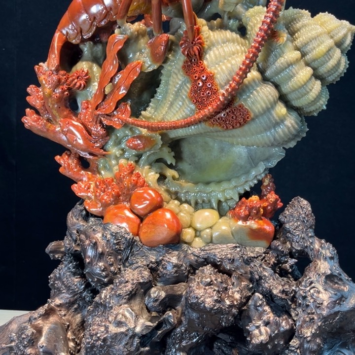 寿山石疯****2寿山石摆件