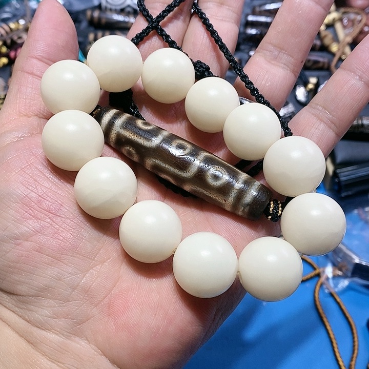 白玉菩提手串42号男女同款