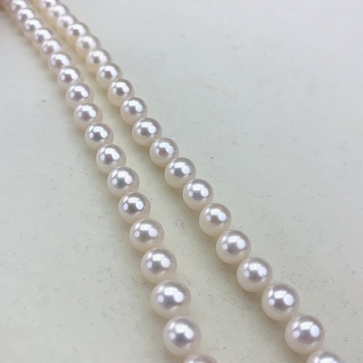 淡水珍珠颈饰银S925镶嵌8➕极光高品