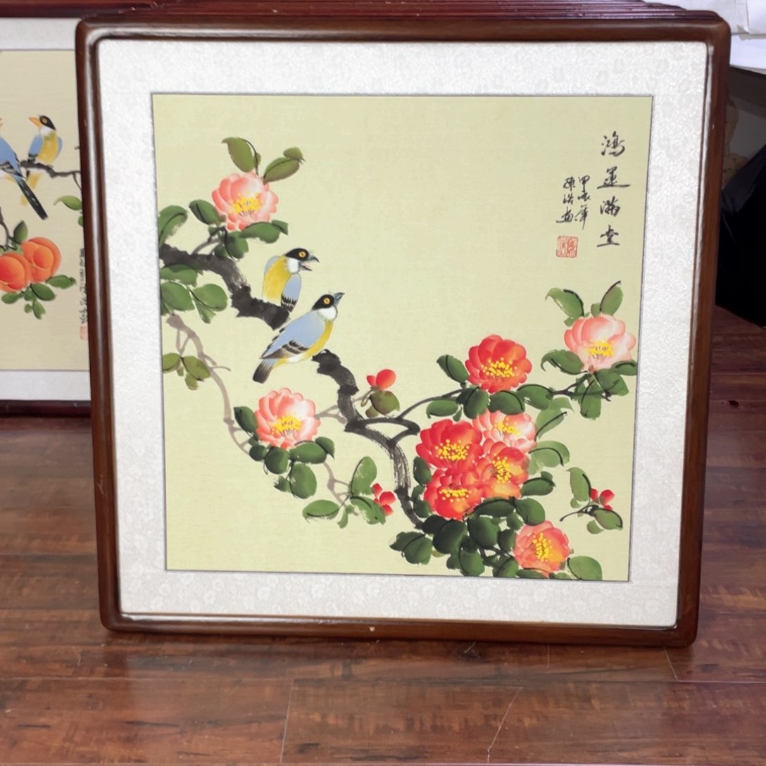国画带框尺寸63*63厘米