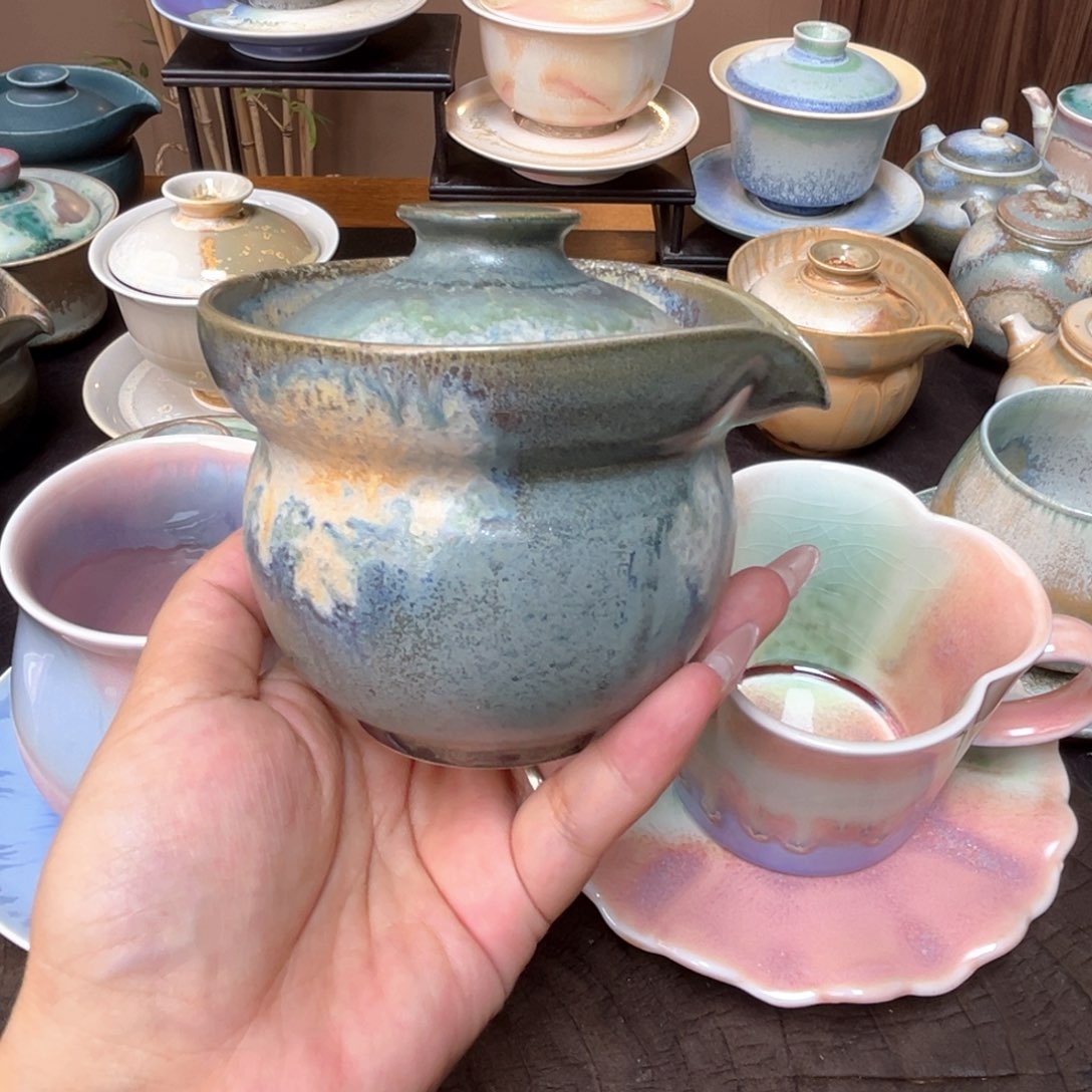 景德镇柴烧手工茶器