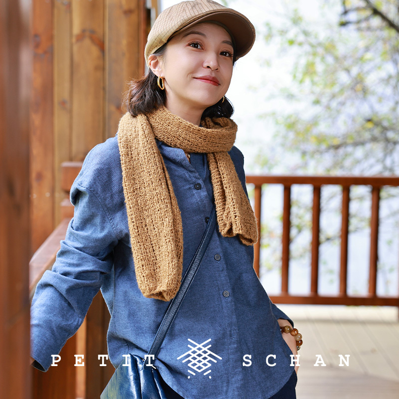 Petit Schan小闪 知冷知热 长绒棉磨毛休闲感长袖衬衫