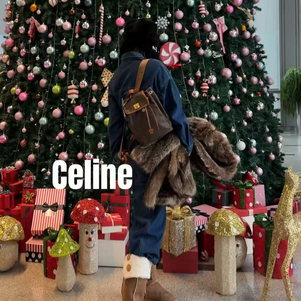 修复品8614197/Celine /思琳金牌小号双肩包