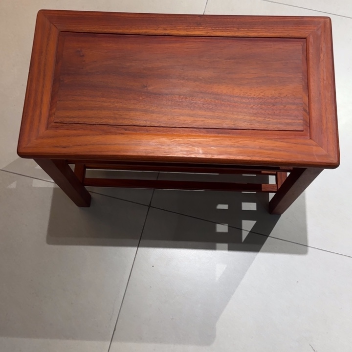 张*妹邵氏紫檀小号换鞋凳自提