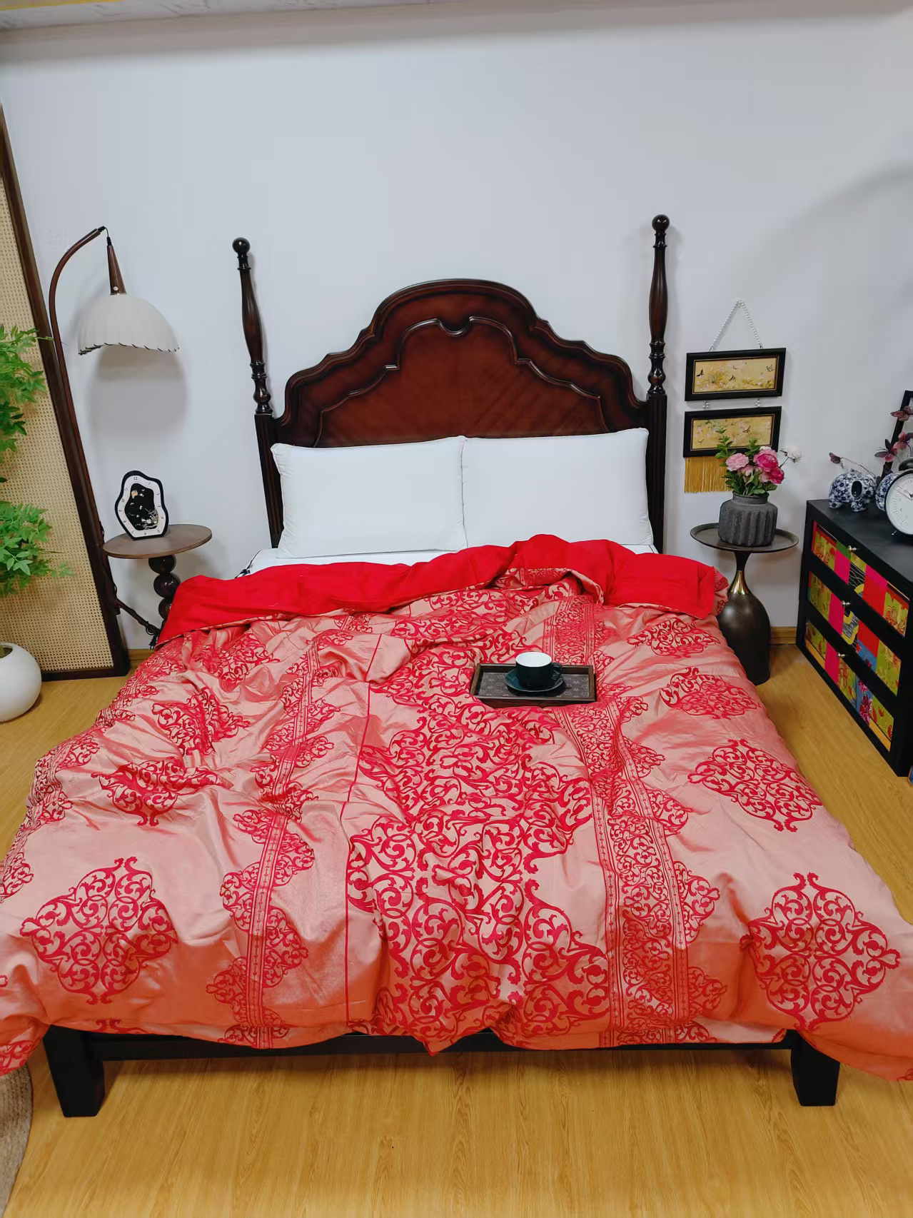 贡缎提花双人被套200*230微瑕～A010