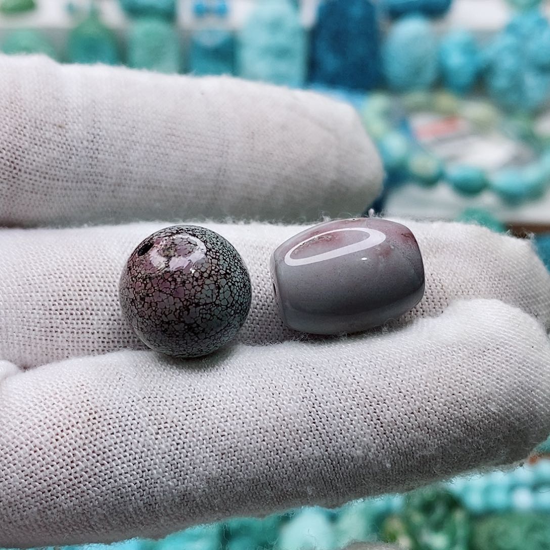 绿松石珠宝奇石未镶嵌紫*