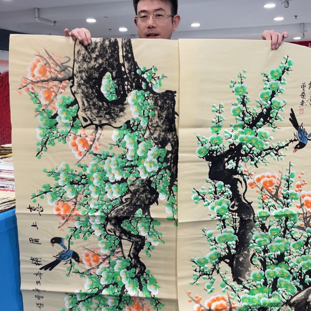 国画今天早上作品展示