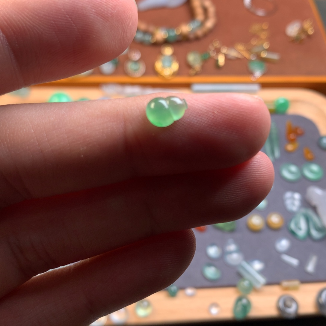 未镶嵌定制翡翠定制锁骨链