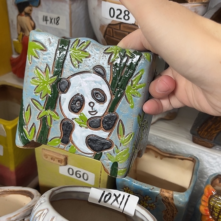 粗陶材质多肉花盆