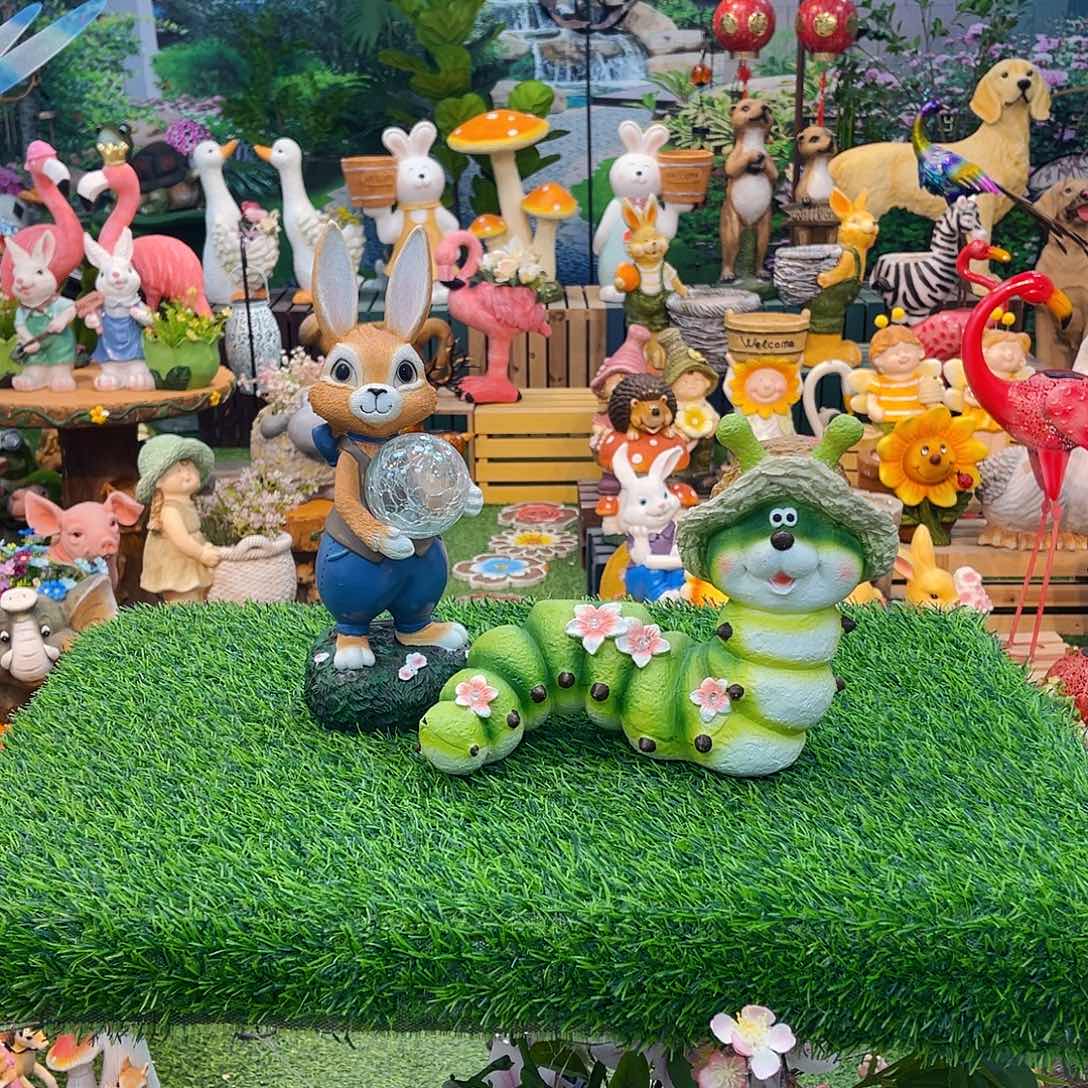 红陶花园庭院摆件