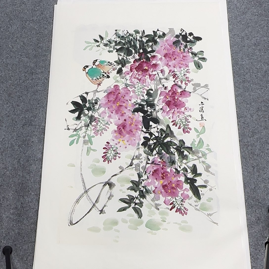 国画68*45纯手绘刘亦凌