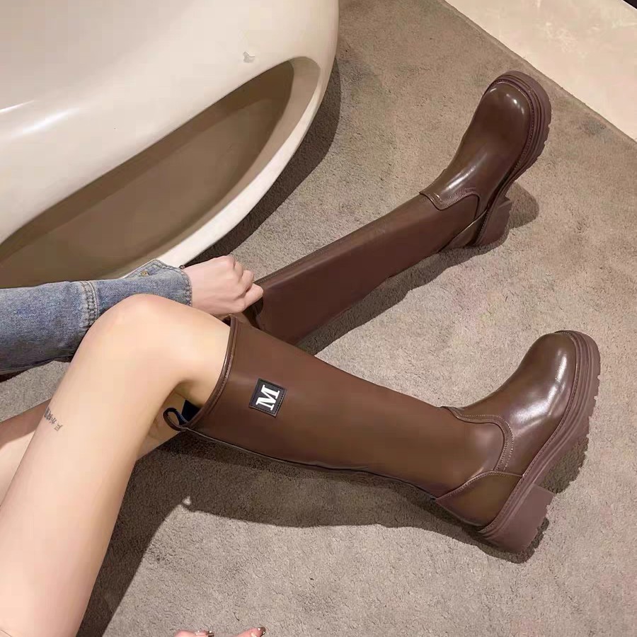 马丁靴圆头秋季厚底短靴女鞋时装靴英伦风