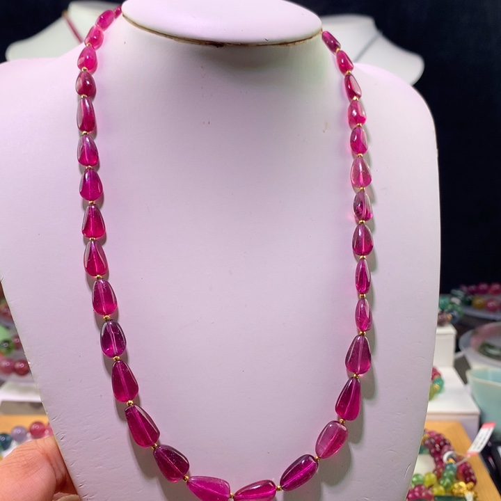 双色碧玺手链未镶嵌