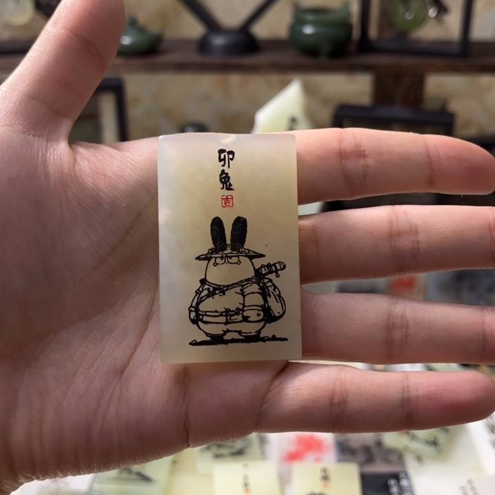 蛇纹石玉合金颈饰
