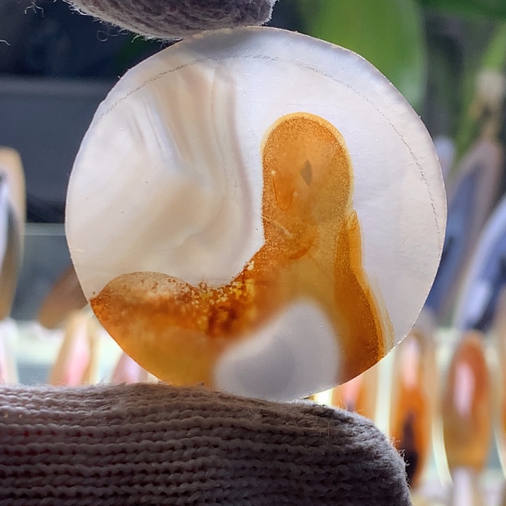 未镶嵌玛瑙/玉髓珠宝半成品196