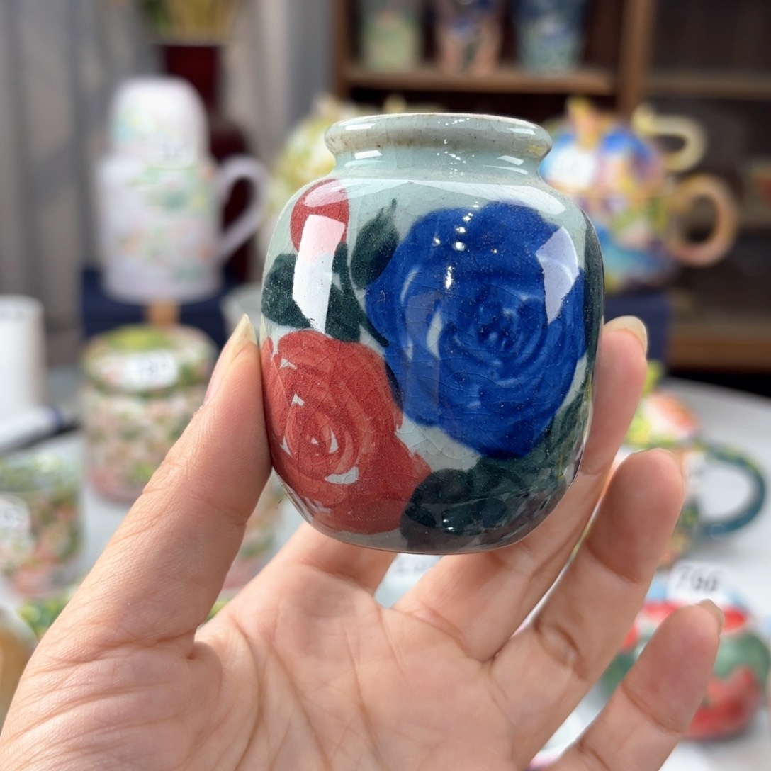 景德镇手绘高温釉下彩陶瓷茶具