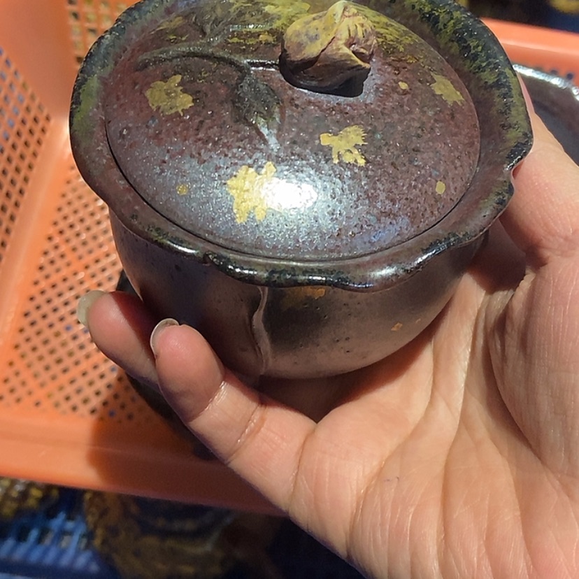 【闪购商品】茶杯紫砂六*福利玫瑰二才盖碗