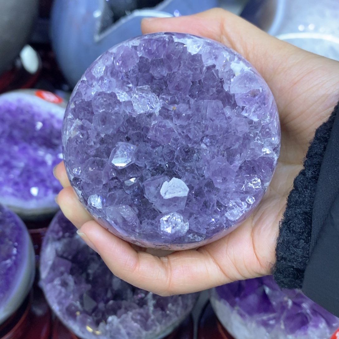 紫晶摆件未镶嵌好好