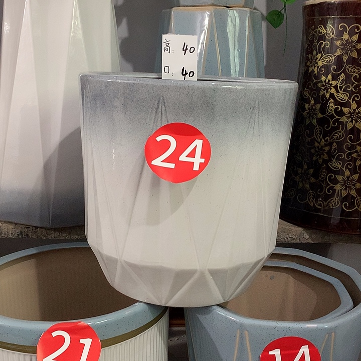 灰色钻石特大号一个高40口径40送托盘默认微瑕