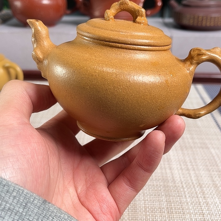 执***笔茶杯紫砂宜兴原矿手工紫砂壶