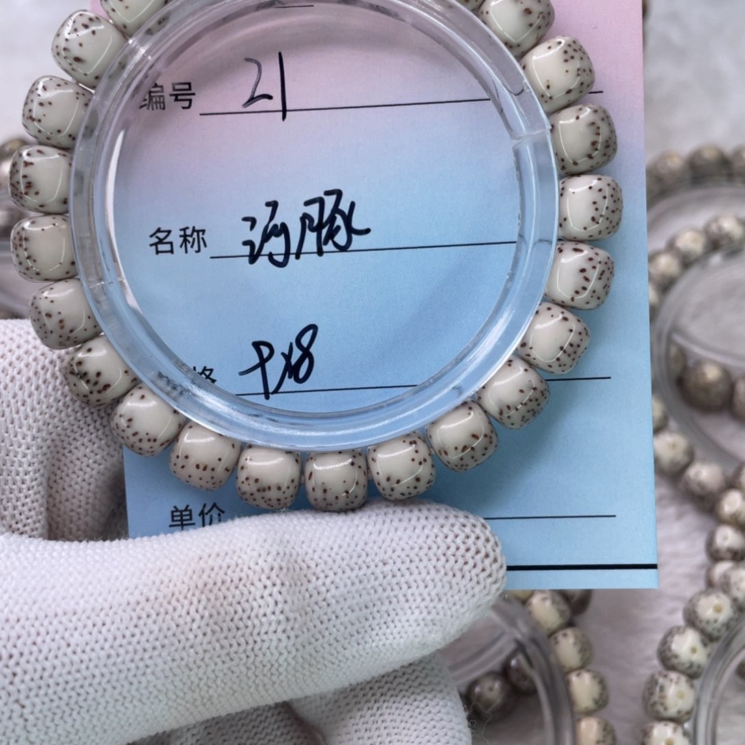 椰***壳手串星月菩提21河豚