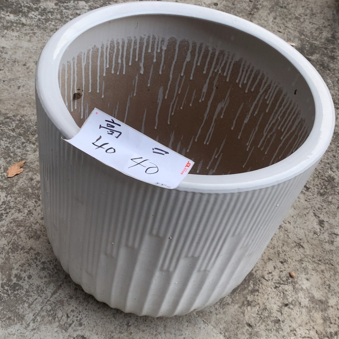 瑕疵高温陶瓷花盆