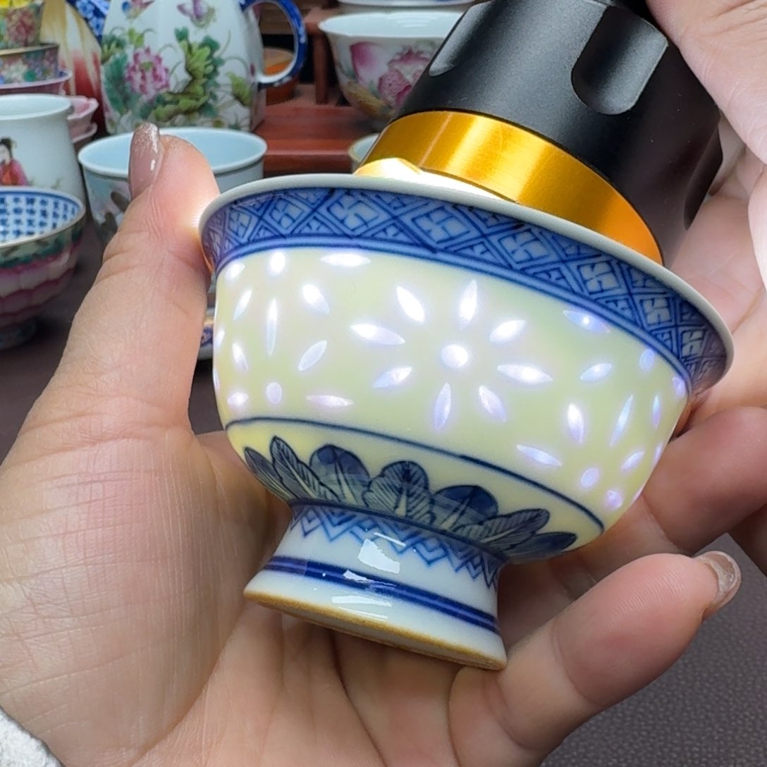 瓷片景德镇仿古手工制作精品展示