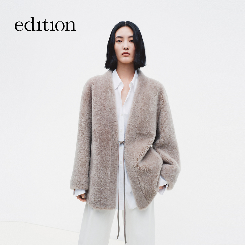 【商场同款】edition2026春季新款皮毛一体中式皮草#EBF1FUR001