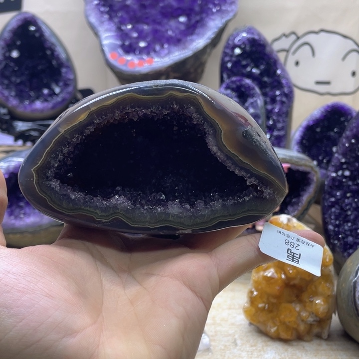未镶嵌珠宝半成品紫晶火***?