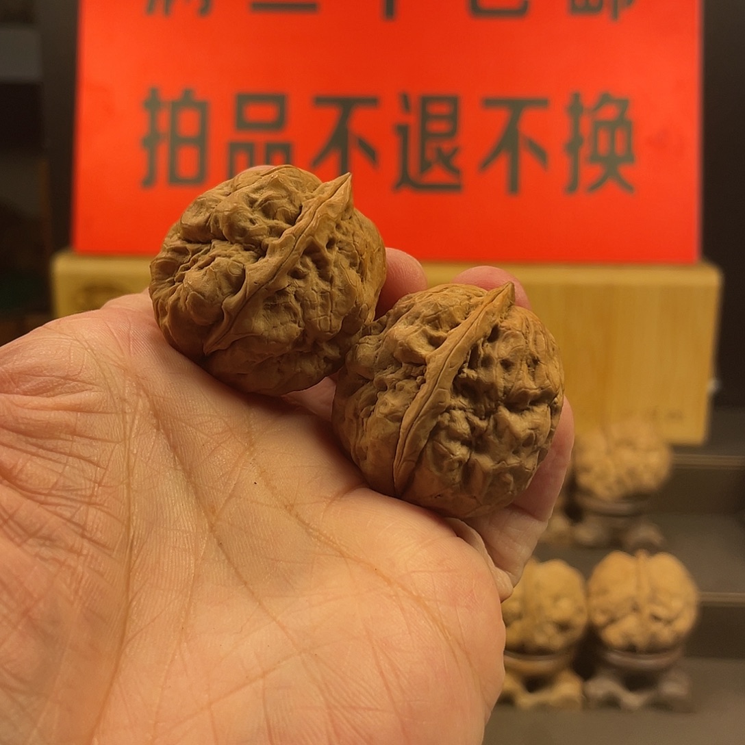 把件文玩核桃龙牙石