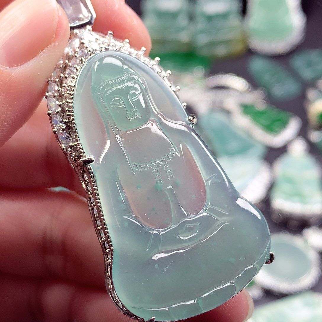 翡翠吊坠(不含链)未镶嵌